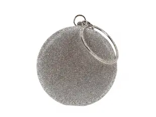 Geantă rotundă argintie - Kolins