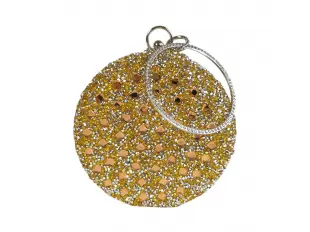 Geantă rotundă aurie - Alila