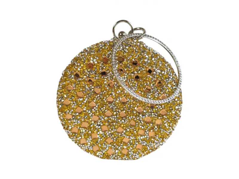 Geantă rotundă aurie - Alila Geantă rotundă aurie - Alila