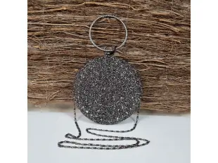 Geantă rotundă din bronz - Steisi