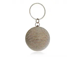 Geantă sferică aurie - Lina