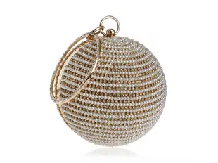 Geantă sferică aurie - Lina