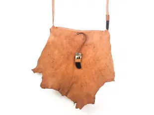 Geantă mare maro deschis - frunză