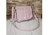 Geantă din piele roz deschis - Elia