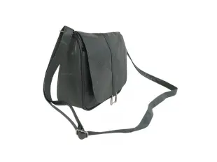 Geantă mică din piele verde unt - Emai