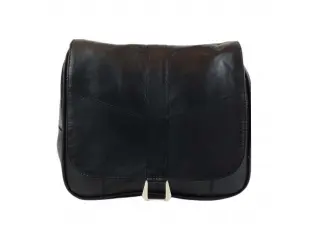 Geantă neagră din piele naturală - Elia