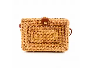Geantă de mână din ratan - Bianca