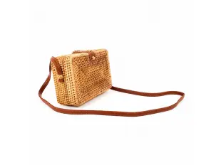 Geantă de mână din ratan - Bianca