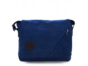 Geantă bărbătească din pânză - albastră Geantă bărbătească din pânză - albastră