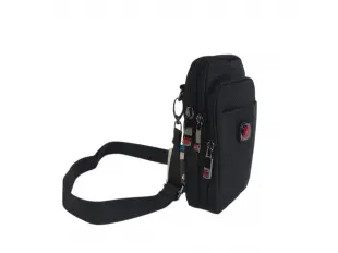 Geantă bărbătească neagră - Lins