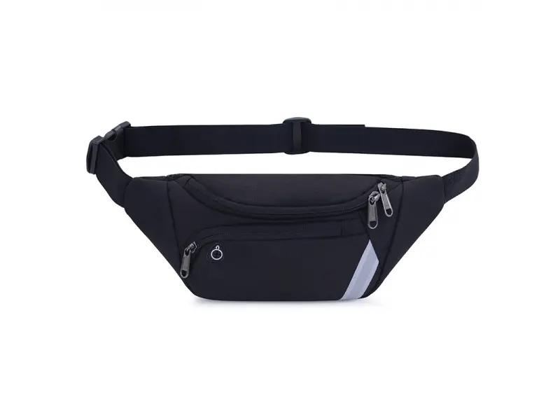 Geantă crossbody neagră pentru bărbați - Vais Geantă crossbody neagră pentru bărbați - Vais