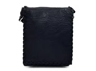 Geantă bărbătească din piele ecologică - model șifonat