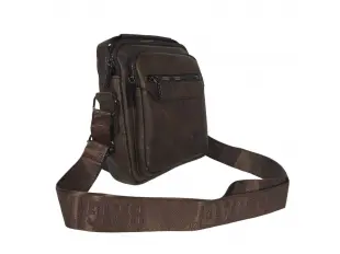 Geantă bărbătească maro închis - Kolas