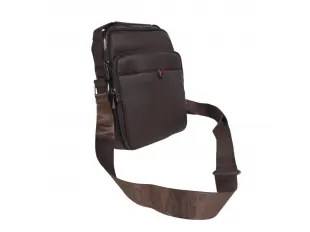 Geantă bărbătească maro închis - Verdi