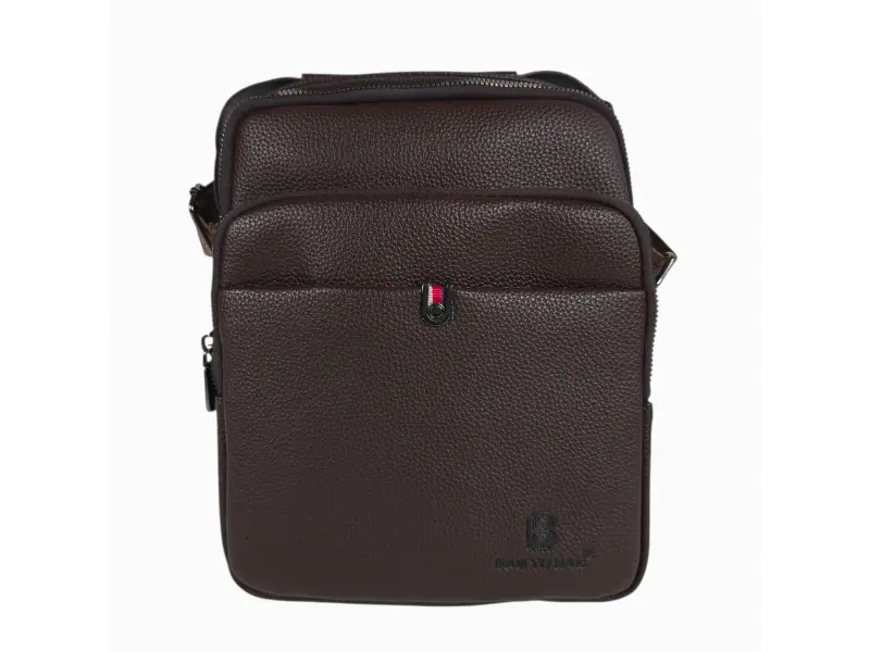 Geantă bărbătească maro închis - Verdi Geantă bărbătească maro închis - Verdi