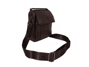 Geantă bărbătească maro închis - Zorek