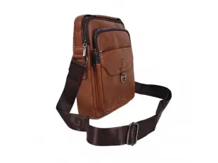 Geantă bărbătească maro - Noen