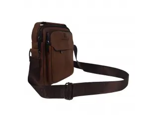 Geantă bărbătească maro - Zeren