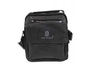 Geantă bărbătească neagră - Kaldis