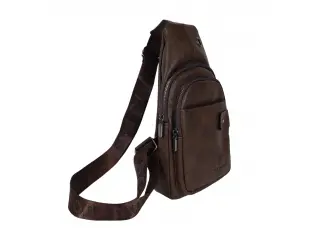 Geantă crossbody maro închis - Boras