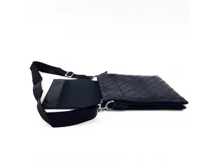 Geantă pătrată mare pentru bărbați - piele ecologică