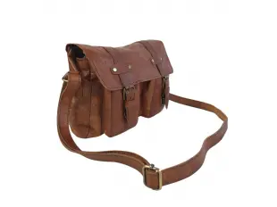 Geantă bărbătească maro deschis - Lesik
