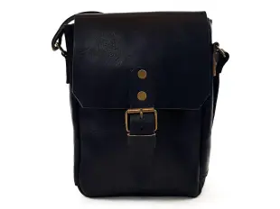 Geantă bărbătească neagră - piele