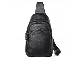 Geantă crossbody din piele - Bod