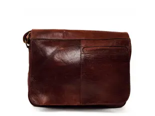 Geantă de umăr mare din piele pentru bărbați