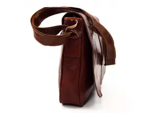 Geantă de umăr mare din piele pentru bărbați