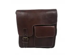 Geantă din piele pentru bărbați - Vin