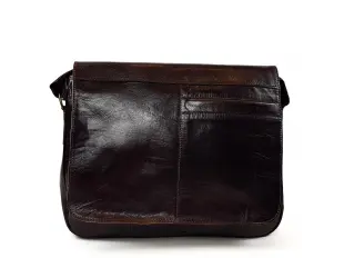 Geantă mare de mesager din piele