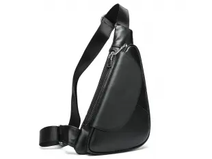 Geantă subțire din piele crossbody