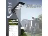 Lampă stradală solară 2 în 1 1800W cu cameră de 5MP - V380PRO