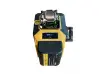 Laser galben pentru construcții KraftRoyal cu rotație la 360°, 16 linii verzi și afișaj LCD