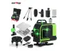 Nivelă laser 4D KraftRoyal pentru construcții cu 16 linii (nivelă laser verde în patru puncte) autonivelantă