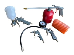 Set scule pneumatice - 5 piese, cu conectori rapizi - produs similar