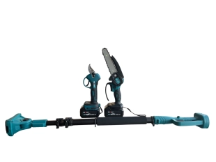 Foarfece fără fir KraftMaster, tăietor de crengi și tijă telescopică, fără perii, 36V, 8AH