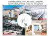 Set de 4 camere wireless cu rotire/înclinare și înregistrator NVR