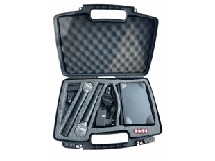 Set de 2 microfoane wireless profesionale SHURE SM-58 cu husă