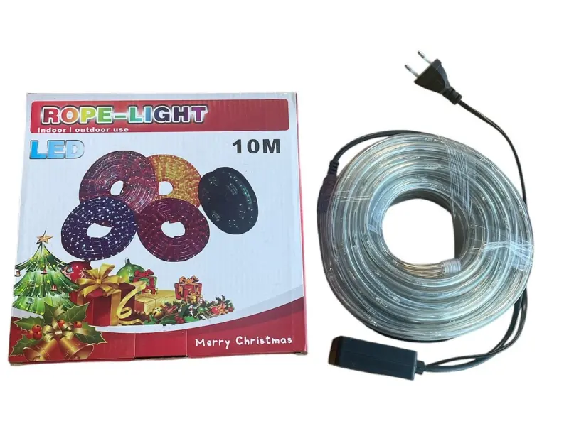 Furtun de Crăciun cu LED luminos, 10 m Furtun de Crăciun cu LED luminos, 10 m