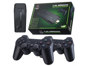 Stick de jocuri pentru consolă retro wireless, 10.000 de jocuri video, 9 emulatoare