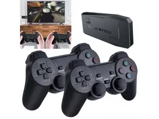 Stick de jocuri pentru consolă retro wireless, 10.000 de jocuri video, 9 emulatoare