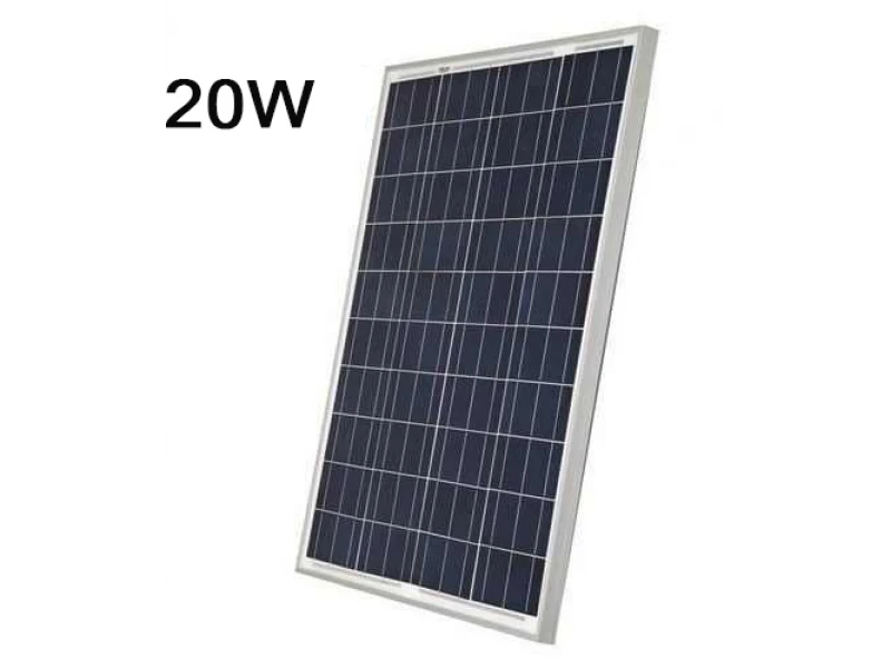 Panou solar policristalin 20W 435 x 356 x 25mm Panou solar policristalin 20W 435 x 356 x 25mm