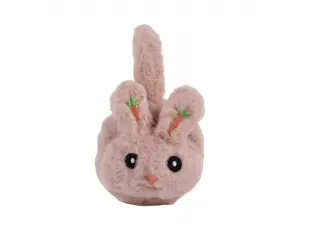 Căști roz pentru urechi pentru copii - Iepuraș