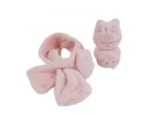 Cercei eșarfă roz deschis - Bella