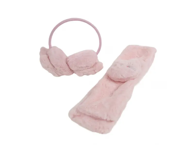 Cercei eșarfă roz deschis - Bella Cercei eșarfă roz deschis - Bella