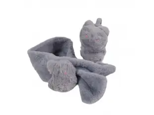 Cercei gri cu eșarfă - Bella