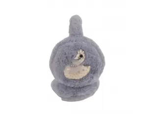 Clapete gri pentru urechi pentru copii - Lady