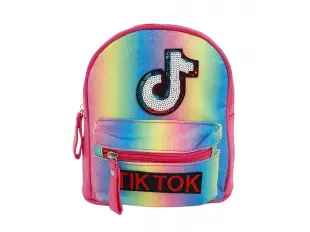 Rucsac interesant pentru copii, model ciclam - Tik Tok